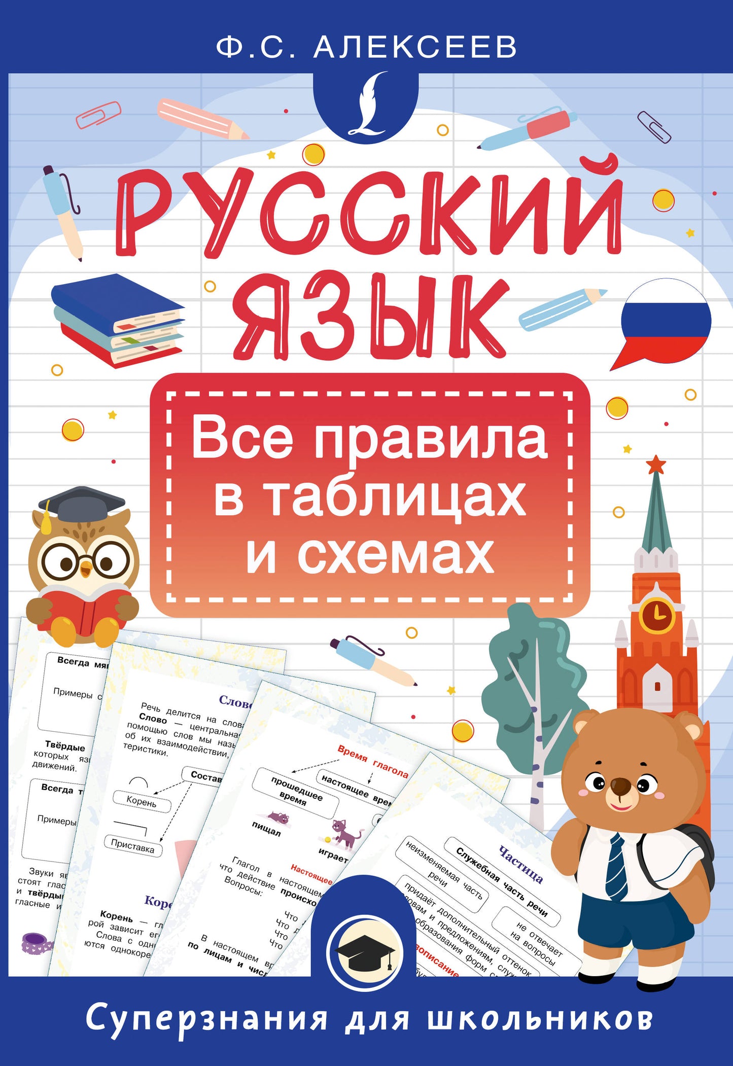 Русский язык. Все правила в таблицах и схемах