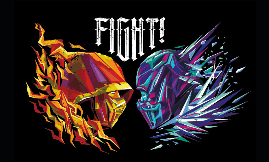 Porte-cartes. Mortal Kombat (en forme de figurines, 215x65 mm)