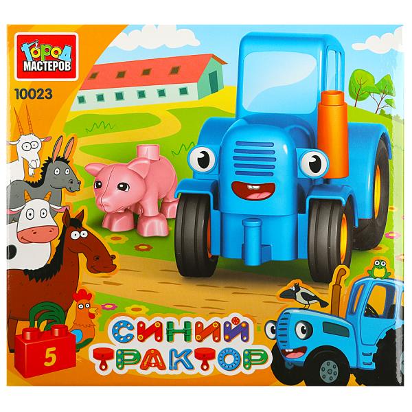 Город мастеров. Constructeur art.10023-R "Tracteur: Série de grands cubes" avec 5 jours.