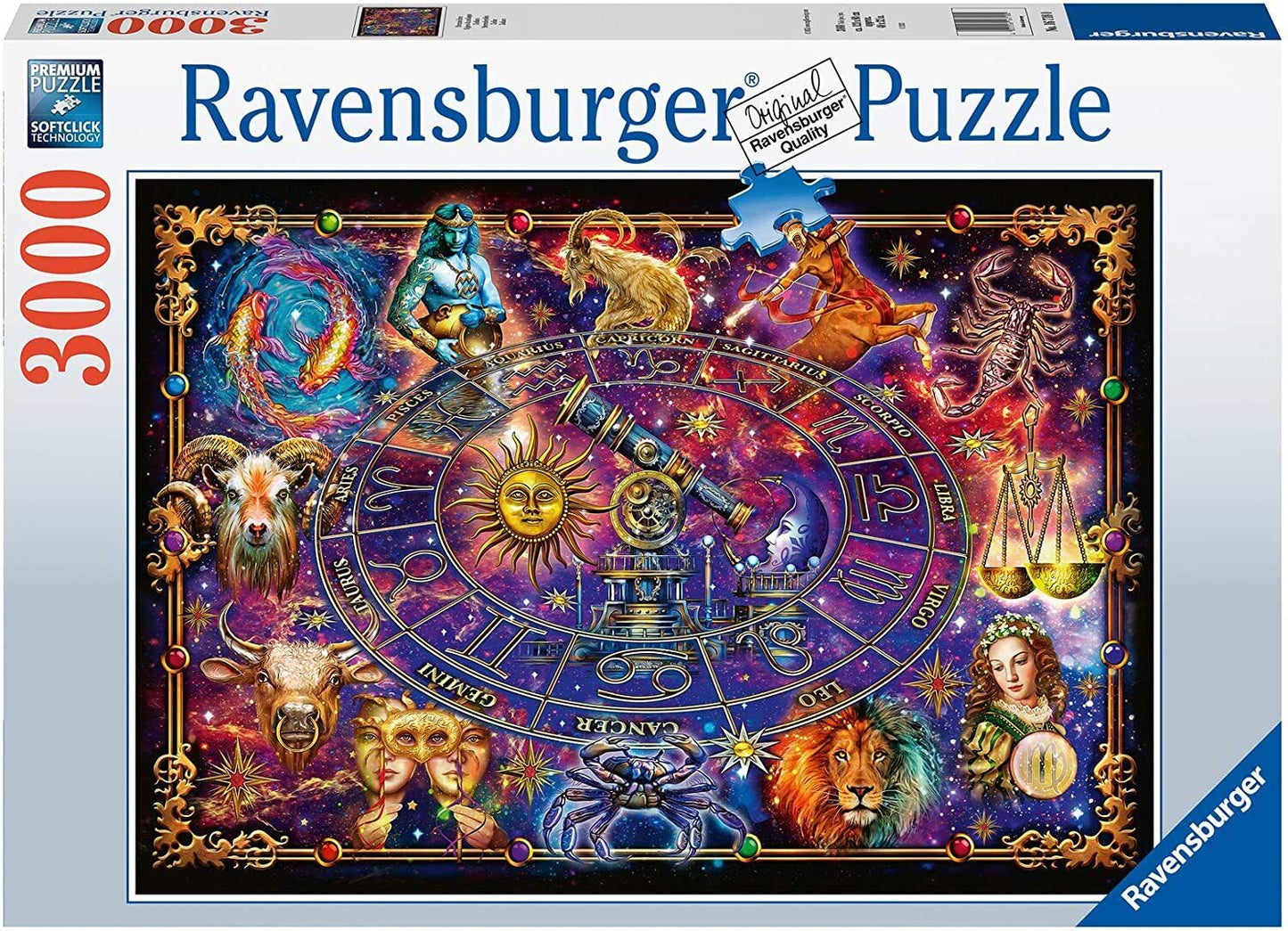 Ravensburger. Пазл карт. 3000 "Знаки зодиака" арт.16718