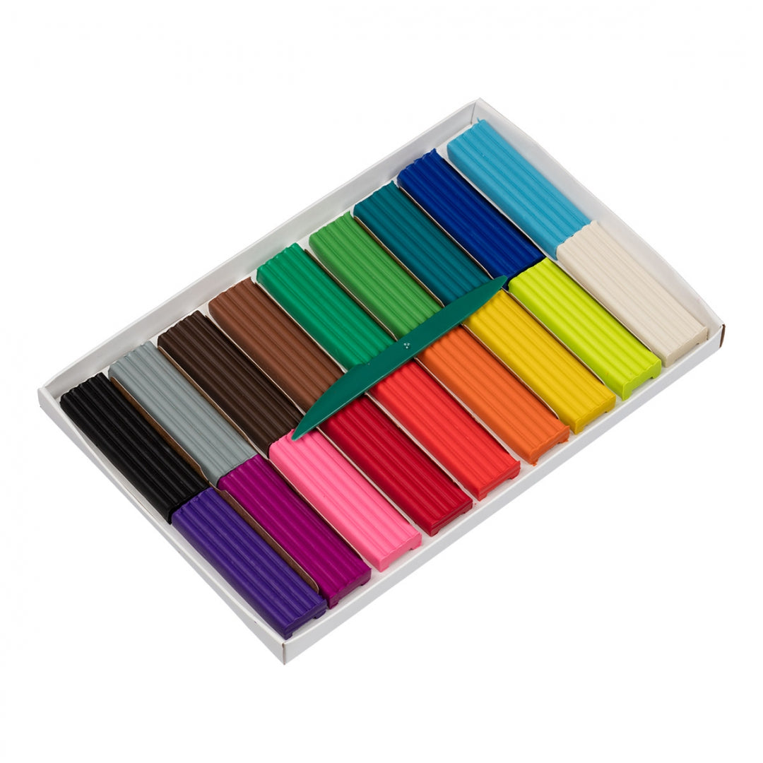 "Лео" "ШколаСад" ПластиLIN классический LMC-0118 360 г ( dans le carton упаковке ) 18 цв. . ML