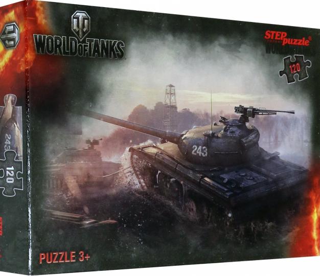 75165 Мозаика puzzle 120 "World of Tanks" ассортим
