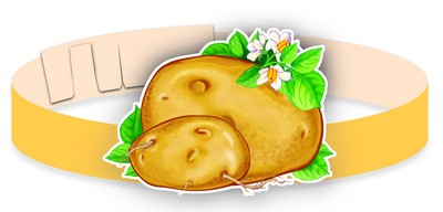 МА-9749 Маска-ободок. Cartofel - gruppa Овощи