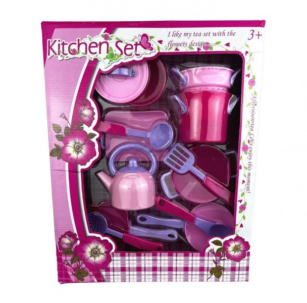 ТА049377CAНаш Китай Игровой набор посудки LN886B Kitchen Set, Набор 13 предм. с аксесс. для кухни,
