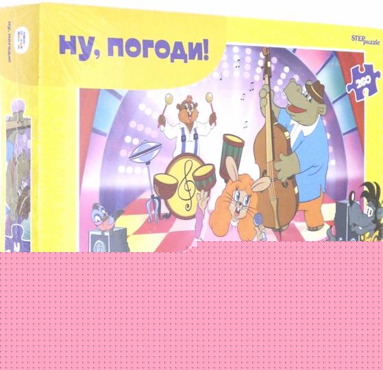 Степ. Пазл 260 "Союзмультфильм" арт.74071 "Ну, погоди!" /24