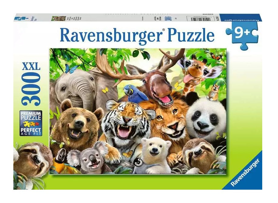 Ravensburger. Пазл карт. 300 арт.13354 "Селфи из джунглей"