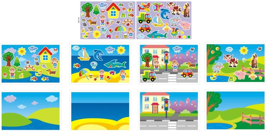 Игра магнитная развивающая. Магнитные истории