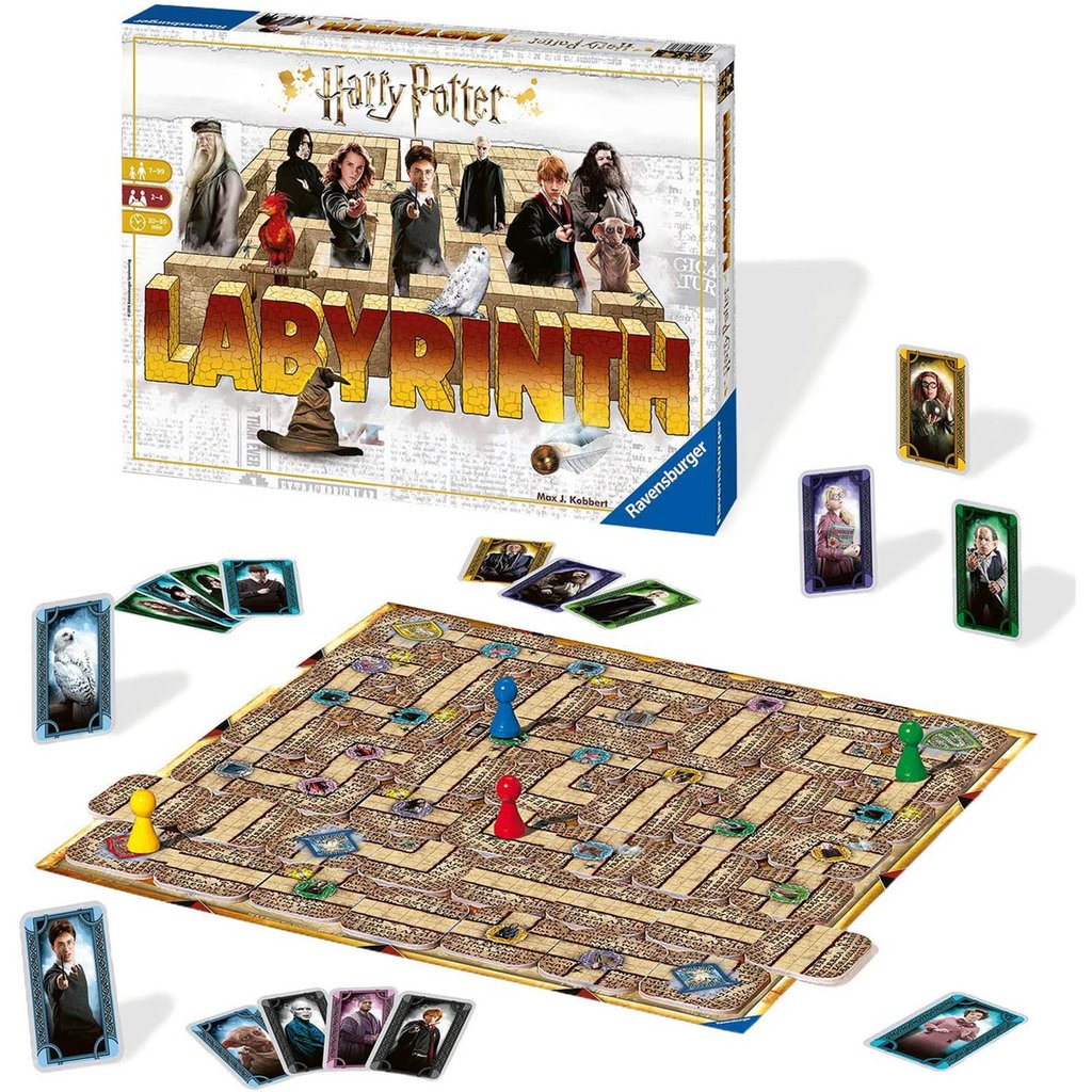Ravensburger. Наст.игра "Сумасшедший LABиринт. Гарри Поттер" 26031 (рус.яз. по QR-коду)