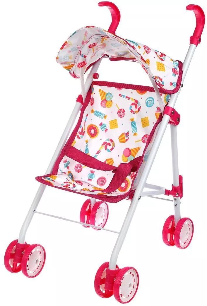 Mary Poppins. Коляска арт.67324 складная "Фантазия" малин., 36*25*53 cm.