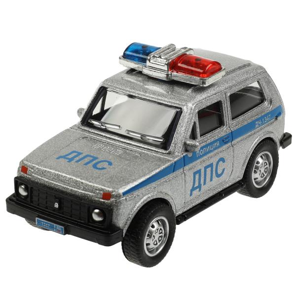 Machine en métal LADA ПОЛИЦИЯ 10 см, инерция, кор. Parc technologique dans le cor.2*96шт