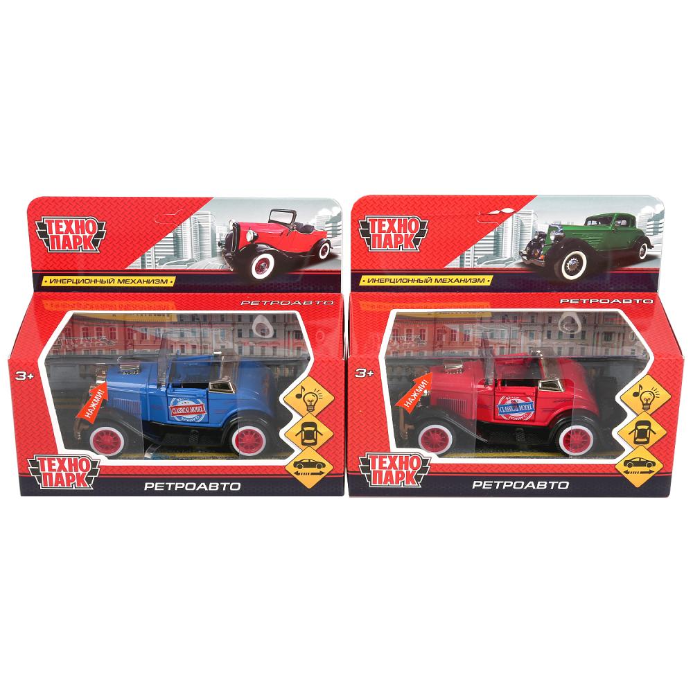 Rétro 12 cm, свет-звук, открыв. двери, инерц., цвет в ассорт. en Russie. cor. Parc technologique dans le cor.2*60шт