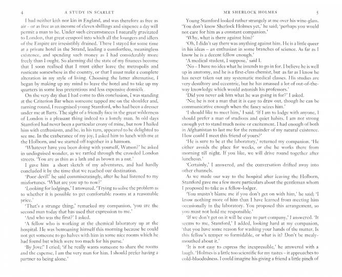 A Study in Scarlet & the Sign of the Four