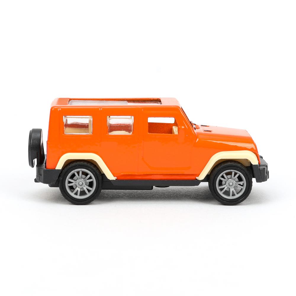 Машина металл jeep WRANGLER SAHARA, 7,5 см, инерция, блистер - в кор.2*288шт