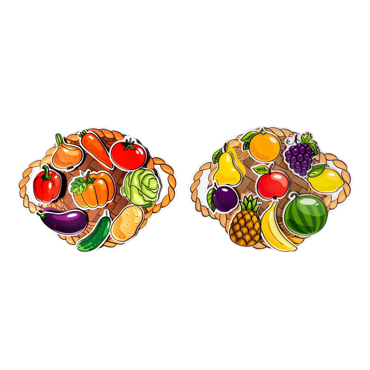 Пластик на липучках "Фрукты и овощи" 10KOR PLASTIC