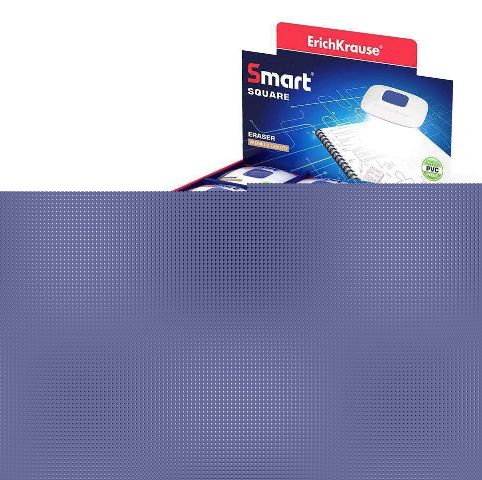 ErichKrause® Lastik avec revêtement en plastique "Smart Square" en Europe. (поштучно) art.45553