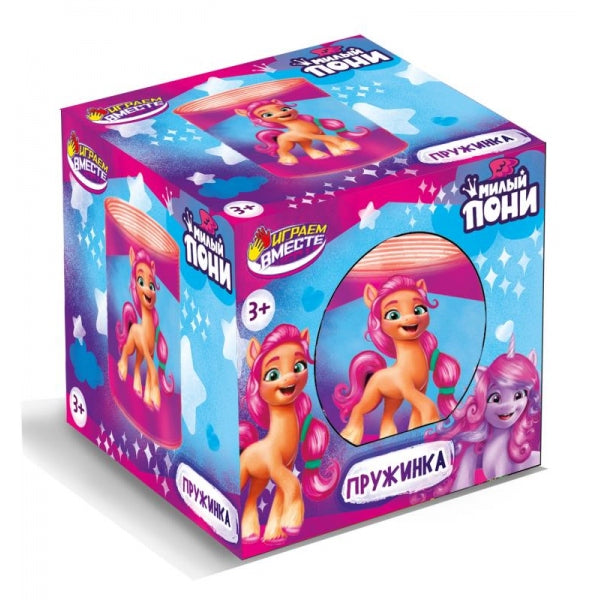Игра пружинка, милый пони, кор.8*7*8см ИГРАЕМ ВМЕСТЕ в кор.2*180шт