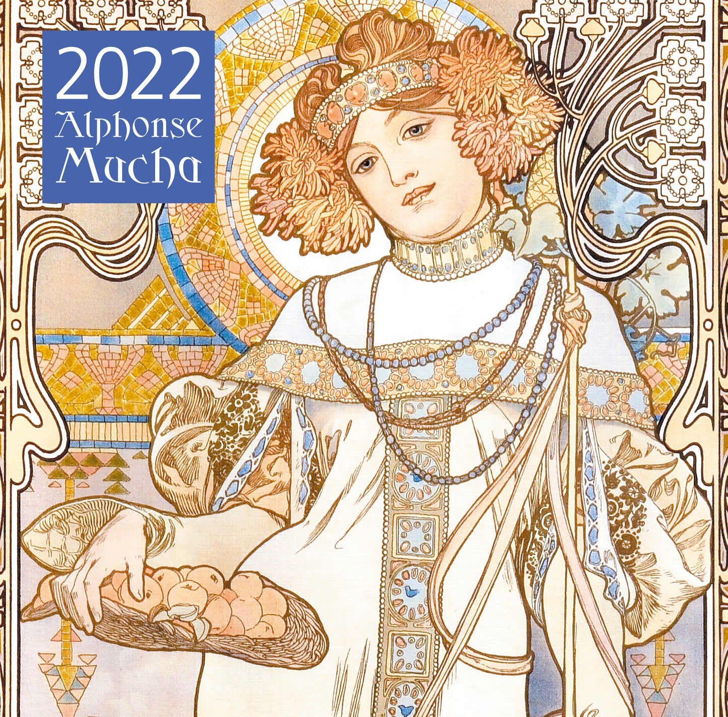 Alfons Mucha. Calendrier annuel pour l'année 2022 (300x300 mm)