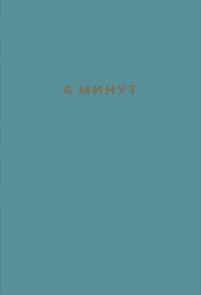 6 minutes. Ежедневник, который изменит вашу жизнь (базальт) +закладка