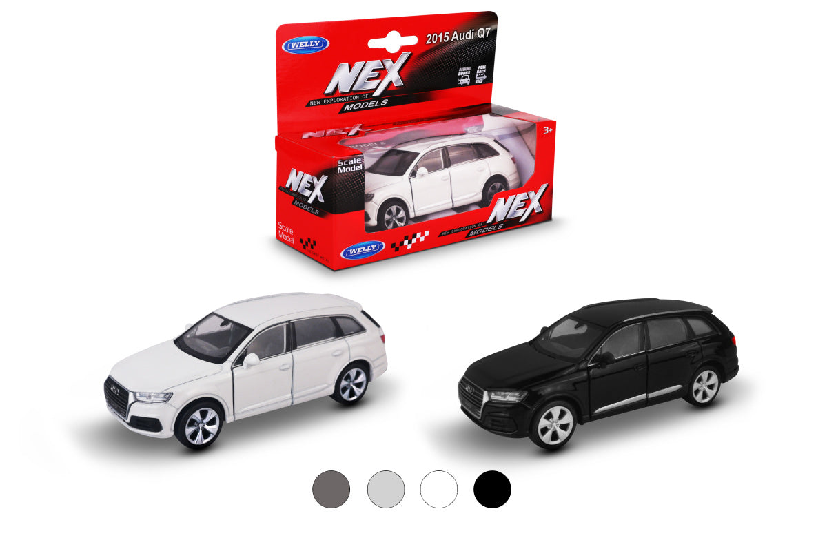 Welly. Машинка 1:38 "Audi Q7" пруж. мех., цвет в ассорт. арт.43706W
