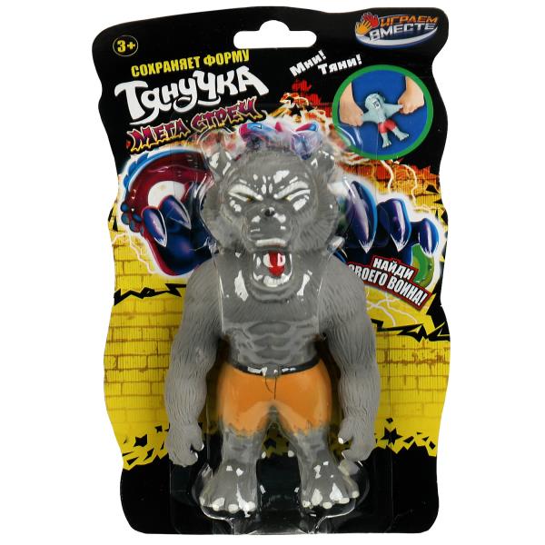 053-22B-1-R (15) Игрушка тянучка волк, блист.20*12*3см ИГРАЕМ ВМЕСТЕ в кор.15шт