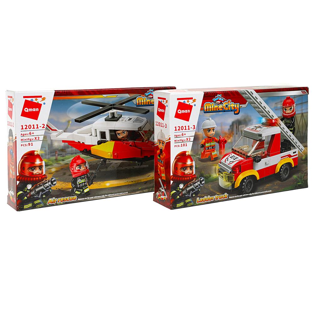 Constructeur en plastique. Machine, avec figurines, avec accessoires. dans un assortiment. dans le cor, dans l'affichage jusqu'à-4шт dans le cor.16up