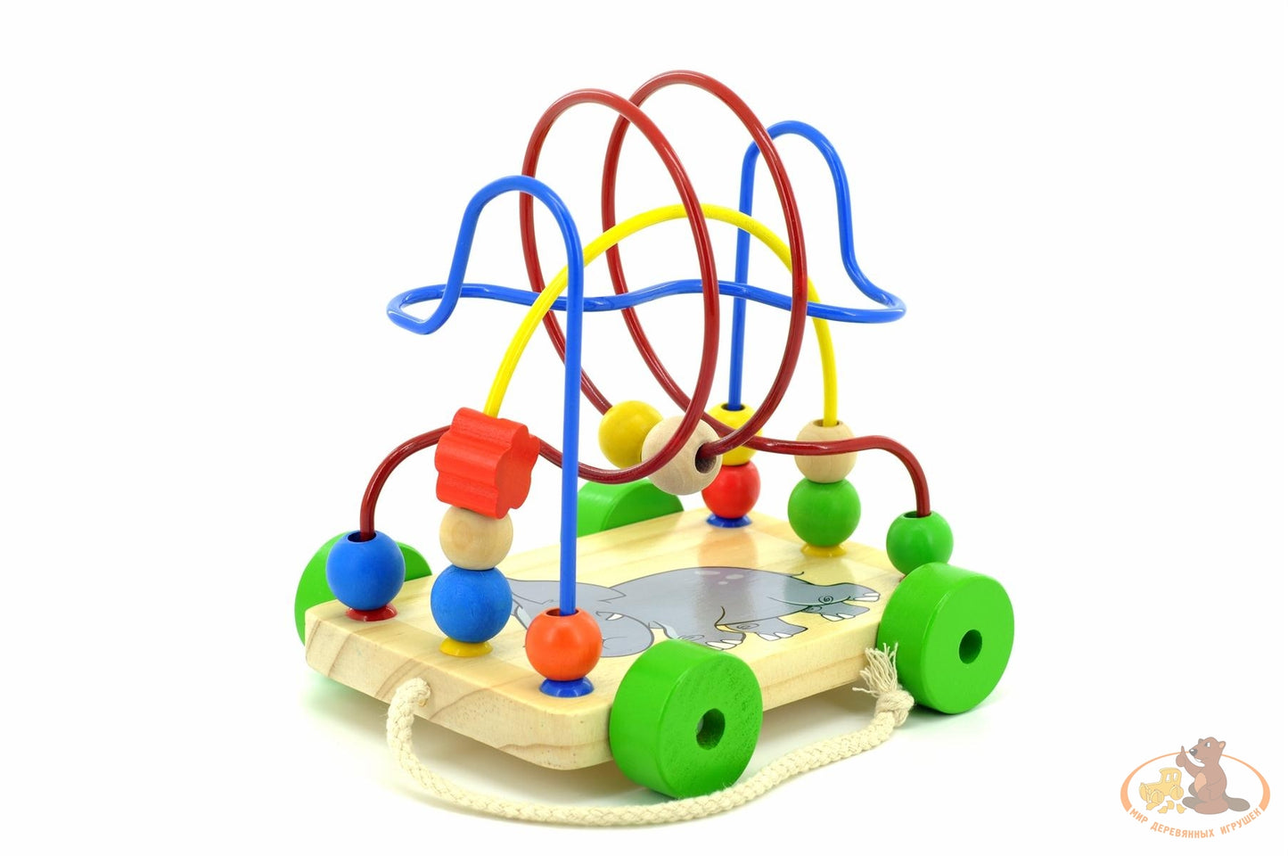 *МДИ Д036 Лабиринт-каталка "Слоник" (дерево)/24