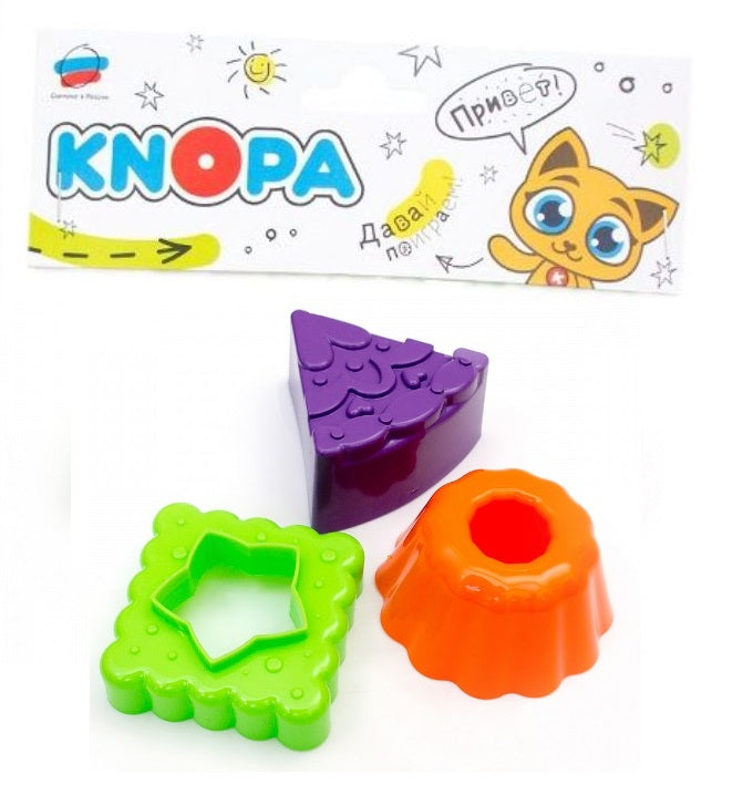 KNOPA. Набор формочек "Десертики" art.82032 /25 (Пластмастер)