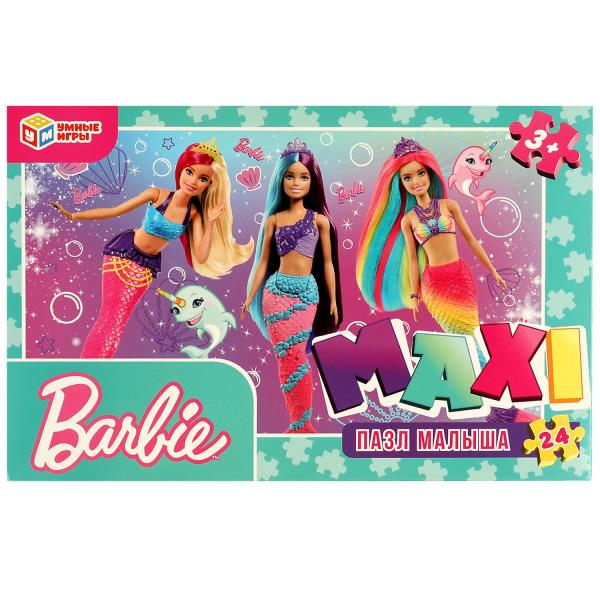 MAXI-пазл малыша. Barbi. 24 détails. 270х175х33 mm. Умные игры. dans le cor.20шт