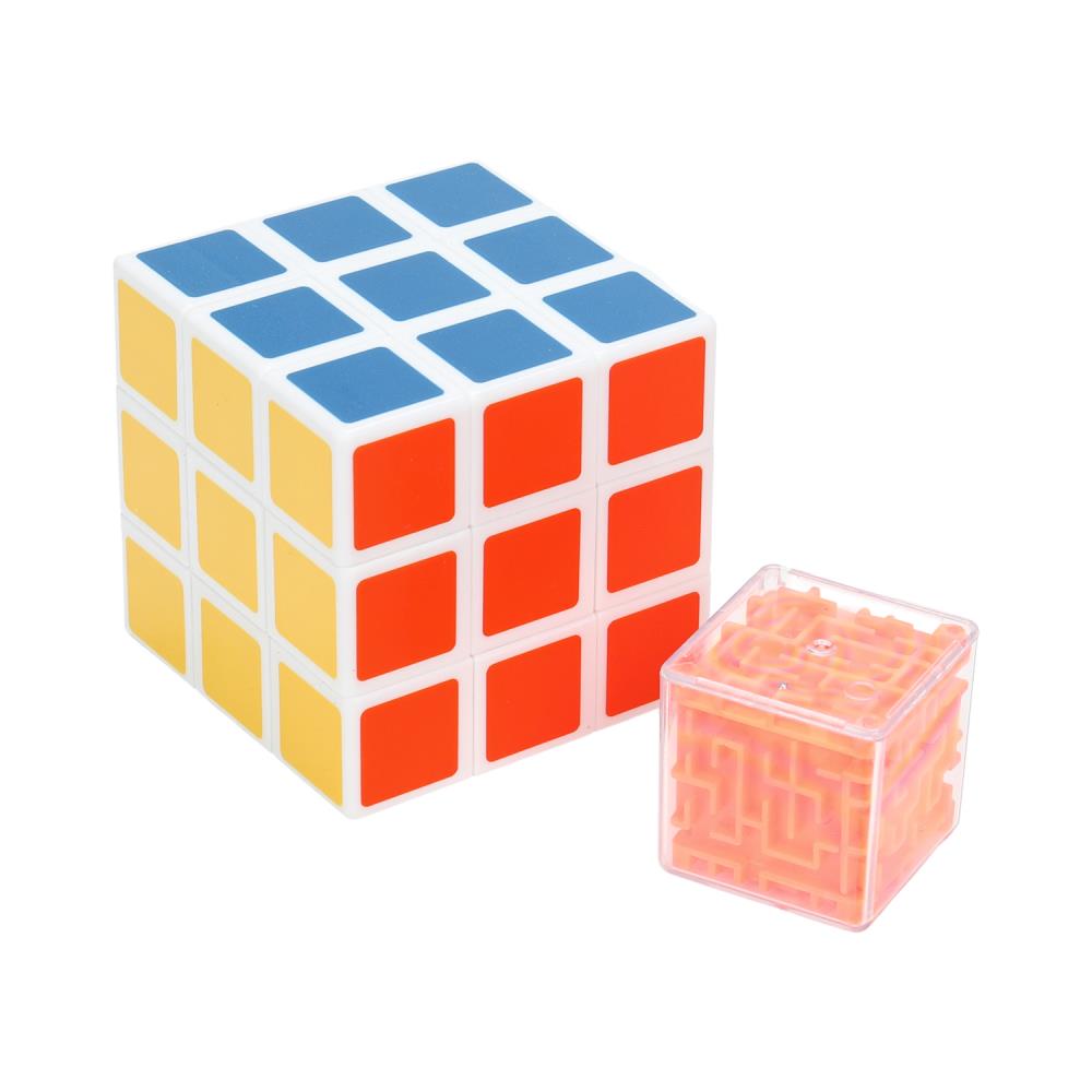 B2376405-R Jeu de logique cube 3x3, laboratoire, blister 16*10*6 cm, VMJV dans la couleur 2*144 pouces