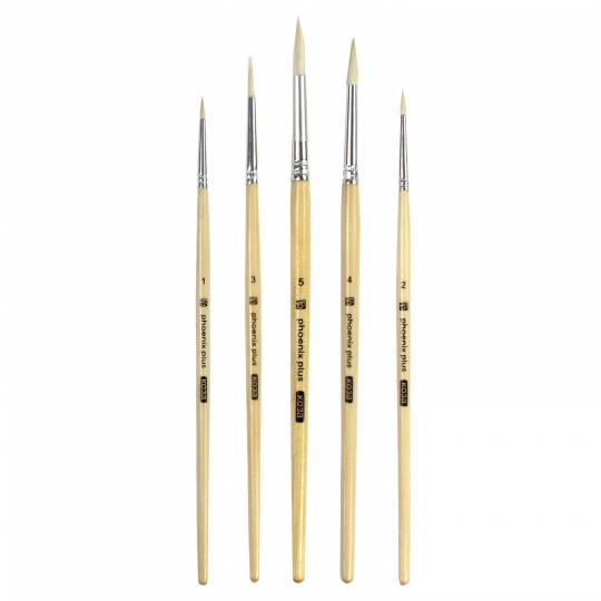 Набор кистей худ. 5шт коза круг. Арт-братва,66074