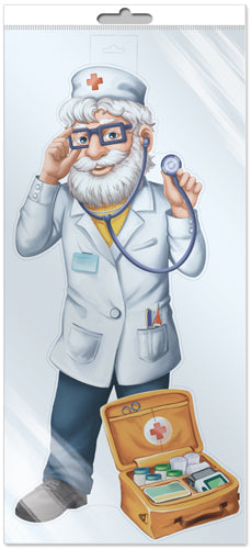 *Ф-16257 ПЛАКАТ ВЫРУБНОЙ А3 В ПАКЕТЕ. Айболит (двухсторонний, ВД-lac, в индивидуальной упаковке, с европодвесом и клеевым клапаном)