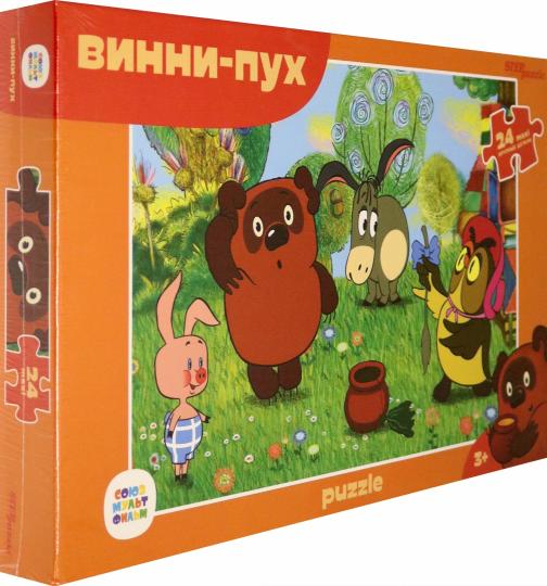 Étape. Пазл 24 Макси Союзмультфильм арт.70013 NOUVEAU "Винни Пух"