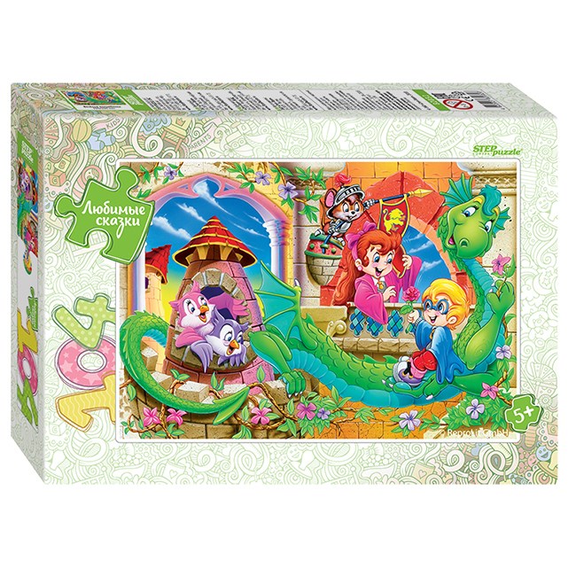 82032 Mosaïque "puzzle" 104 "Весёлые волшебники" (Любимые сказки)