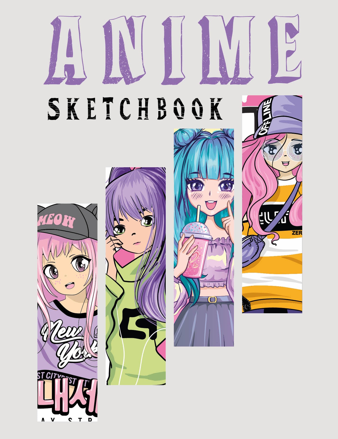 Croquis. Anime (162х210 мм, на навивке, 40 л., плотность бумаги 160 гр.)