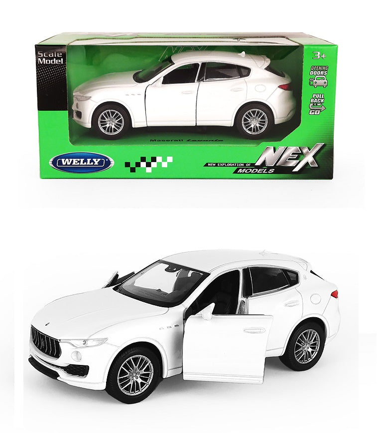 Welly. Машинка 1:32 "Maserati Levante" пруж. мех., белый арт.39892CW-W