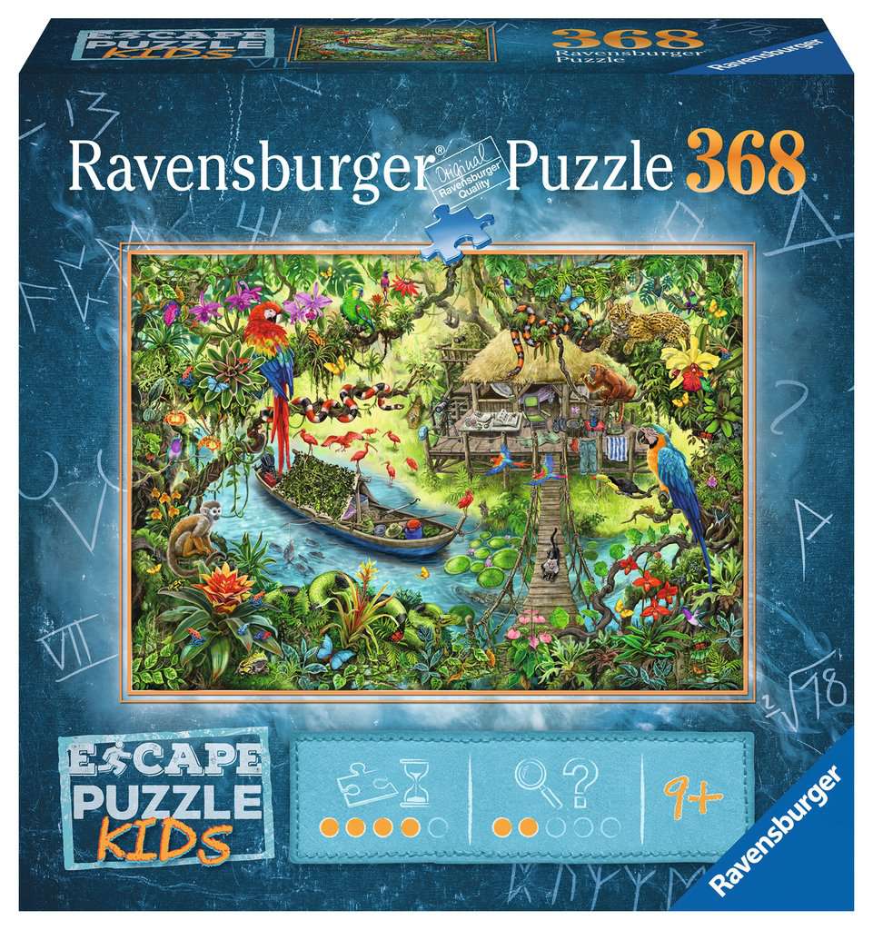 Ravensburger. Пазл-квест 368 "Путешествие по джунглям 3" арт.12934