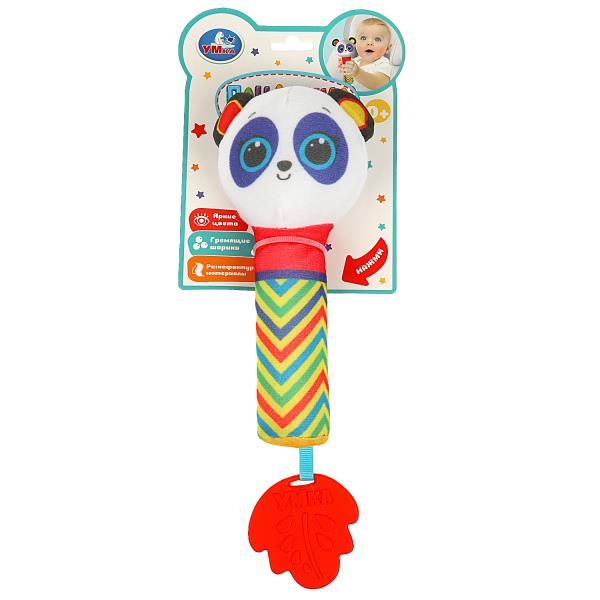 Текстильная игрушка погремушка - пищалка мякиши Умка в кор.250шт