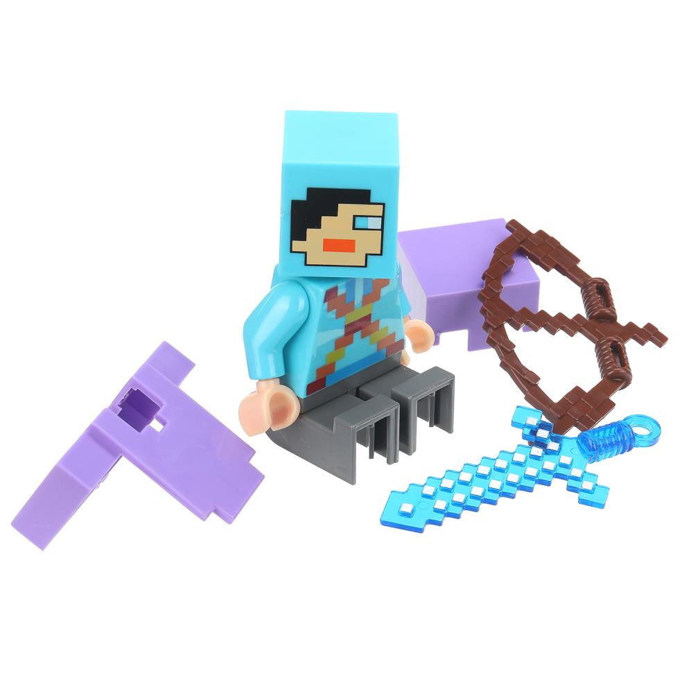 Figurine de constructeur pour mon monde avec accessoires, maîtres de l'époque, en cor.120