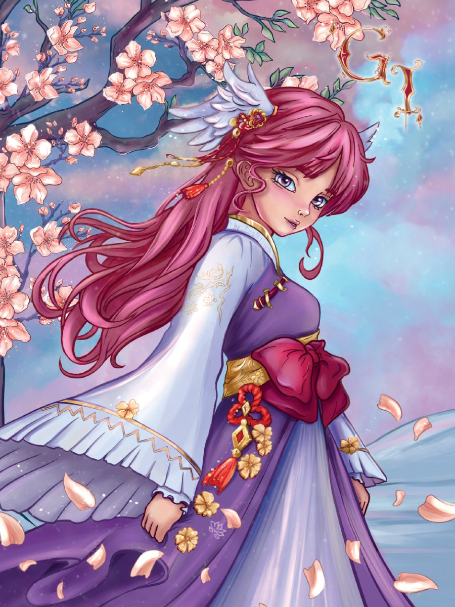 Mon Art. СКЕТЧБУК "В СТИЛЕ GI" Принцесса Сакура