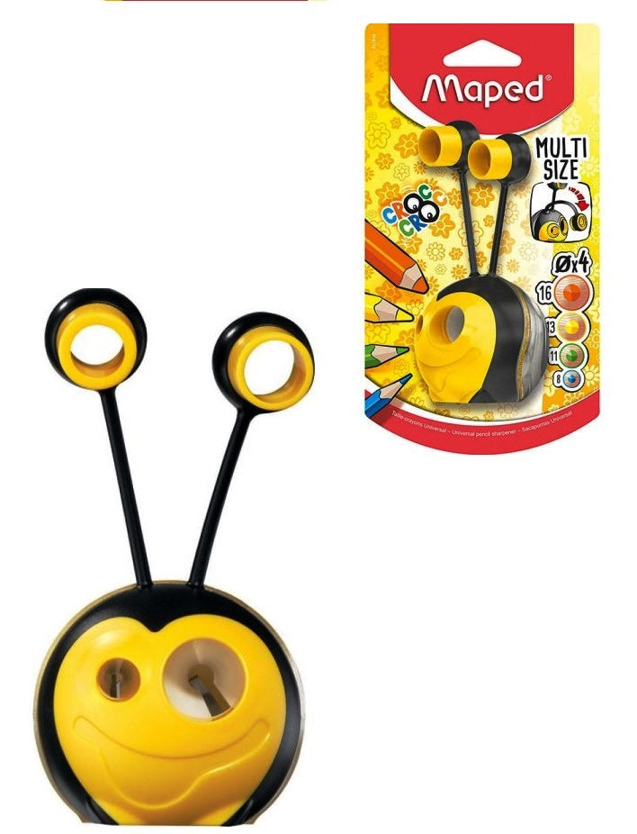 Maped. La touche "Croc Croc Universal" 2 sorties, pour 4 tranches. каранд. avec conteneur art.017810