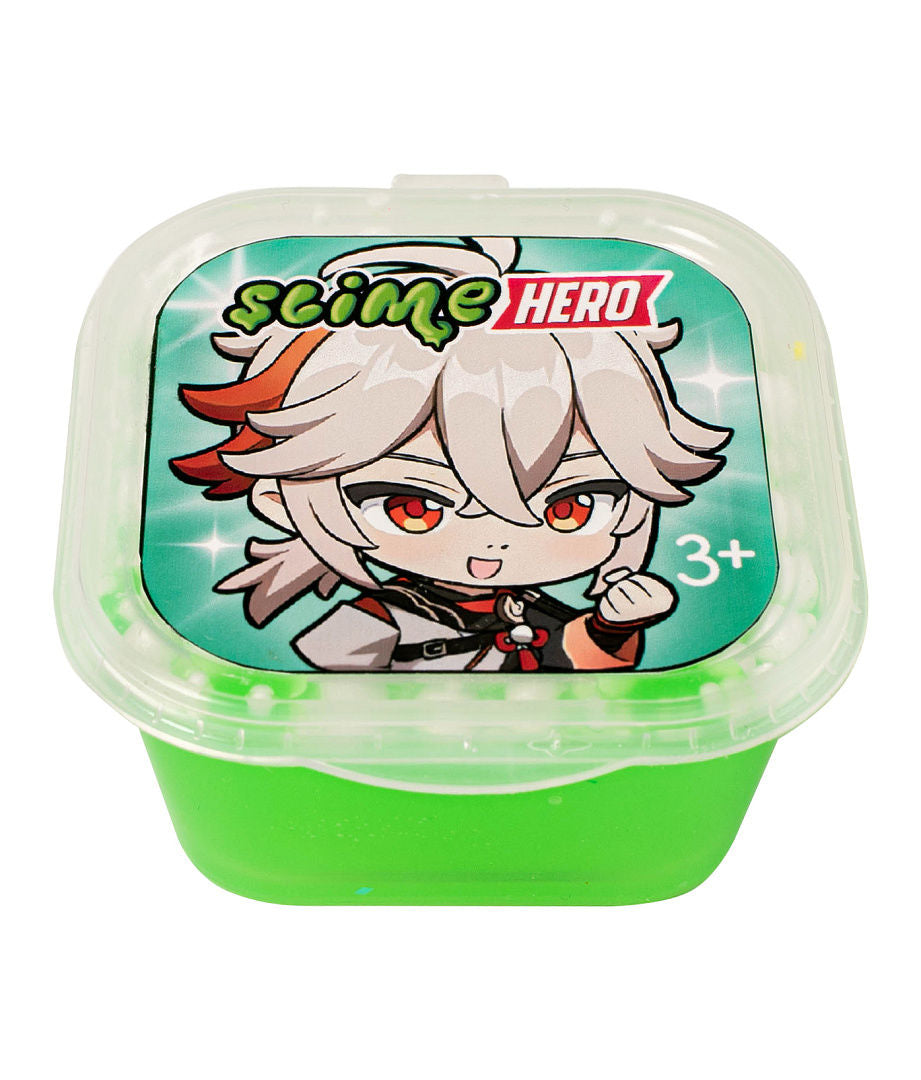 Игрушка ТМ "Slime Hero" Слайм "Genshin Impact. Кадзуха" зеленый 60 гр. арт.SLM165