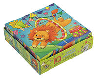 IQ кубики. 9 кубиков в поддончике. Цирк . 4+