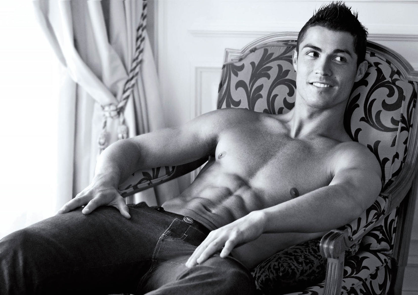 Affiche. Le sport des légendes. Cristiana Ronaldo. Format A3.