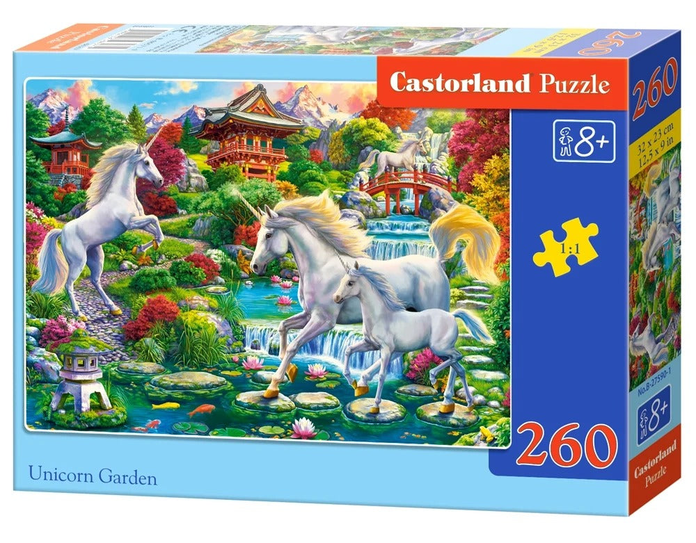 Castorland. Пазл 260 MIDI art.B-27590 "Сад единорогов"