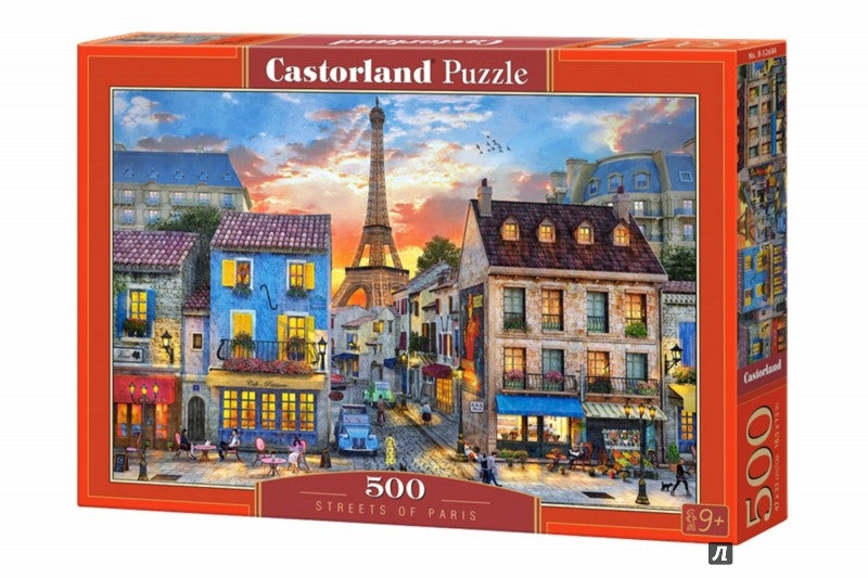 Castorland. Пазл 500 арт.B-52684 "Улицы Парижа"