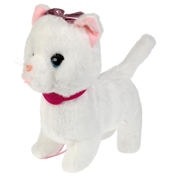 Интерактивная кошка Фиса 22см с пультом-поводком, озвучена МОЙ ПИТОМЕЦ в кор.12шт