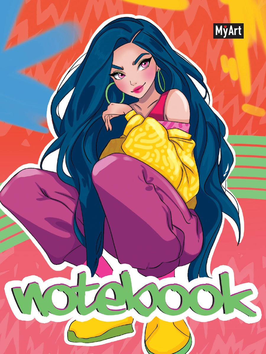 Mon Art. БЛОКНОТ "На стиле" ОРАНЖЕВЫЙ