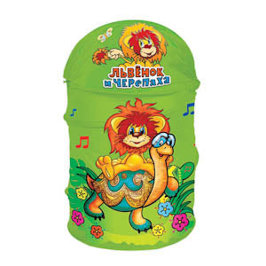 Sac à main pour jeu de cosmonaute "Львенок и черепаха", 43*60 cm, dans un paquet. Programmer en cor.24шт