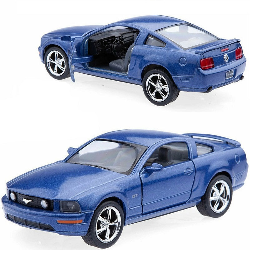 Kinsmart. Модель арт.KT5091/4 "Ford Mustang GT 2006" 1:36 (синяя) инерц.