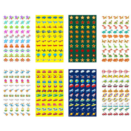 *КНМ-16210 Комплект наклеек для поощрения мальчиков (8 шт в комплекте)